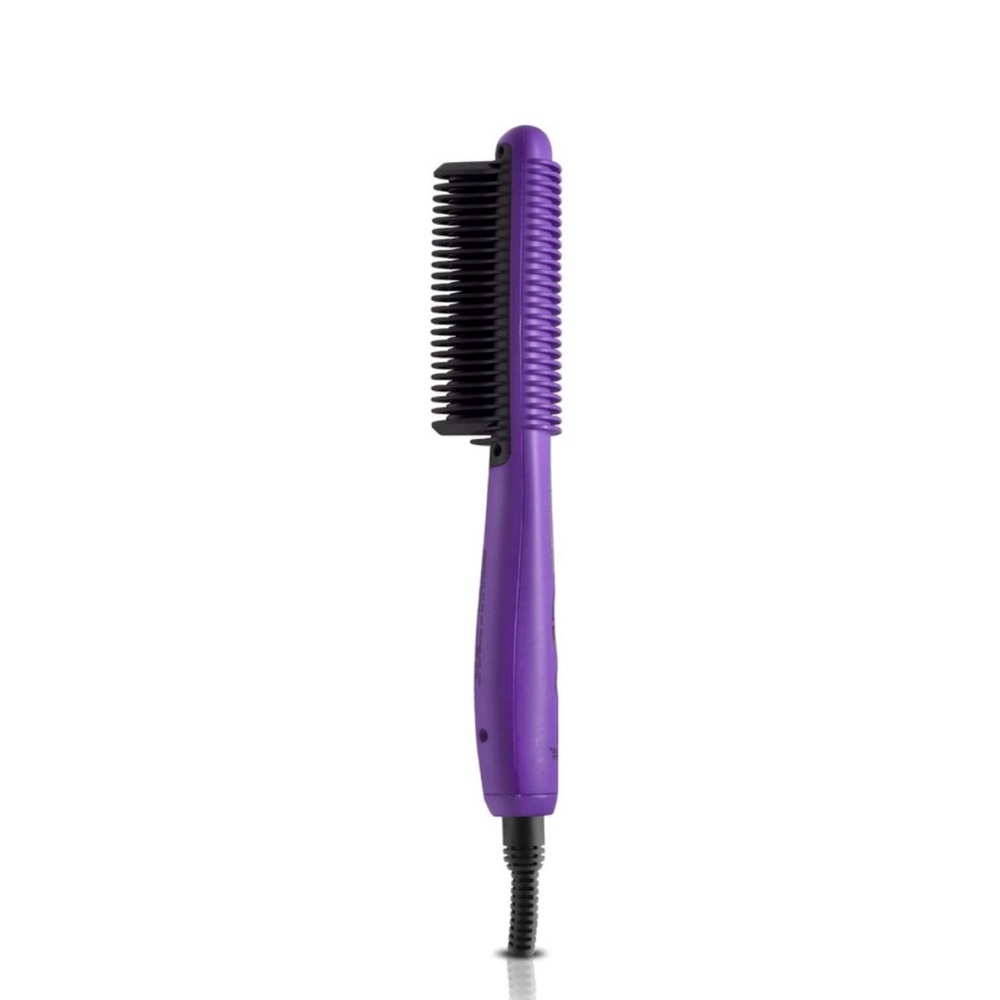 ROYALE MULTI PURPOSE CERAMIC HAIR BRUSH-GENIUS HEATING ELEMENT-PURPLE-NEW-SEALED